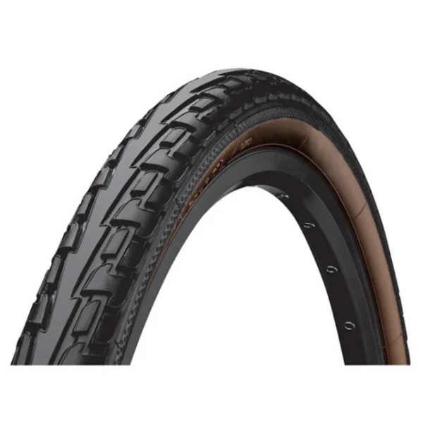Pneu rigide ville Continental Ride Tour 700x37C marron et noir