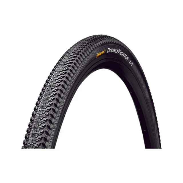 Pneu rigide VTT enfant Continental Double Fighter III 16x1.75 noir