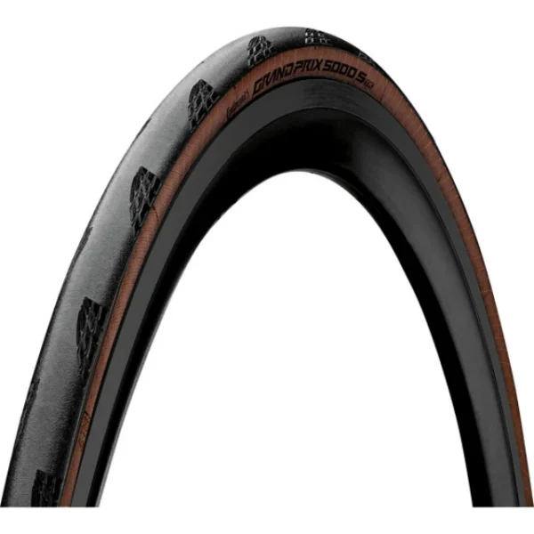 Pneu souple route Continental Grand Prix 5000 S TR 700x28C marron et noir