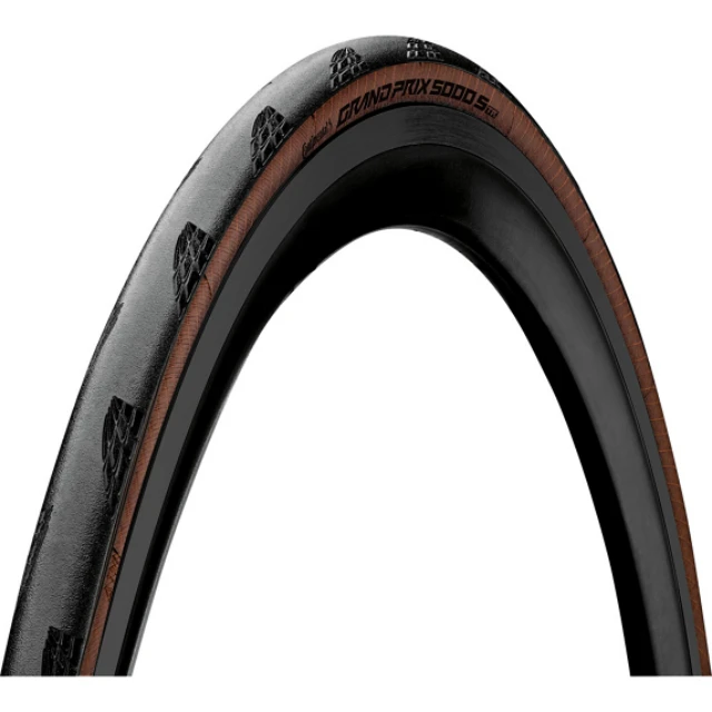 Pneu souple route Continental Grand Prix 5000 S TR 700x28C marron et noir
