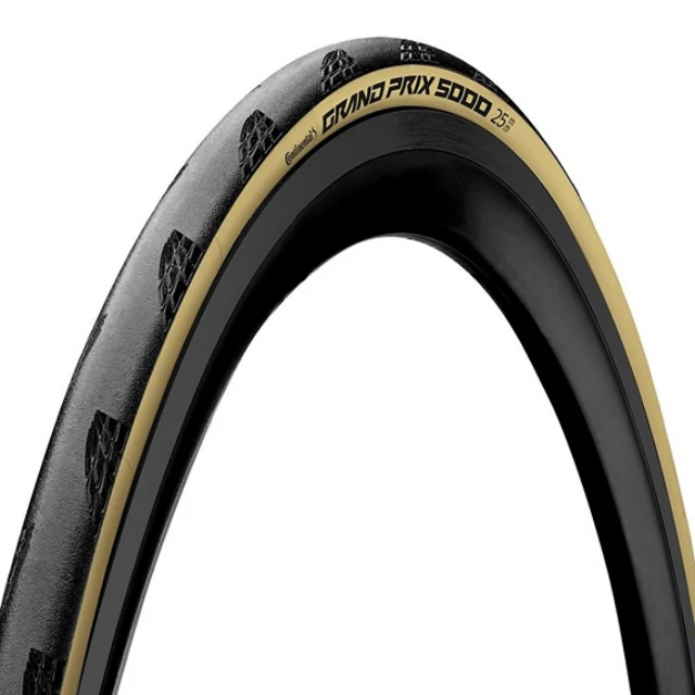 Pneu souple route Continental Grand Prix 5000 S TR 700x32C beige et noir