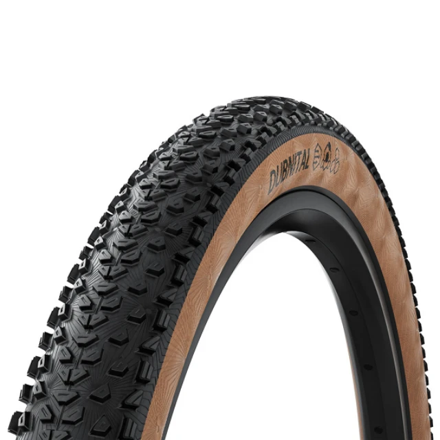 Pneu souple VTT Continental Dubnital RaceGrip 29x2.40 marron et noir