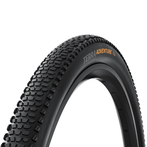 Pneu souple gravel Continental Terra Adventure Trail Grip 28x1.75 noir