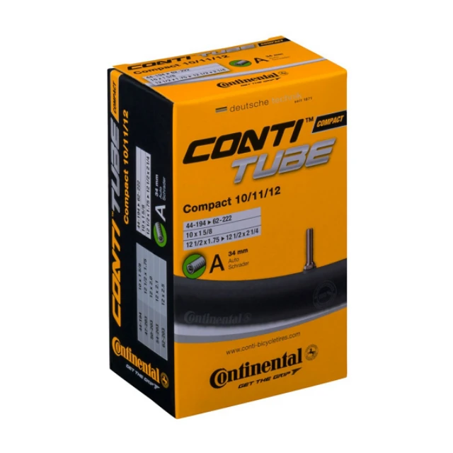 Chambre à air Continental Compact valve schrader 34mm