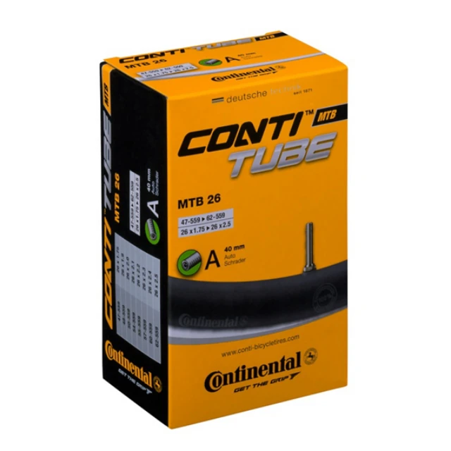 Chambre à air Continental VTT 26" valve schrader 40mm