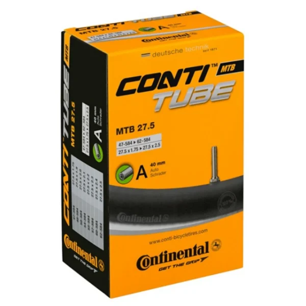 Chambre à air Continental VTT 27,5" valve schrader 40mm