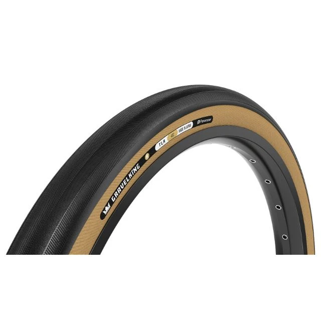 Pneu souple gravel Panaracer GravelKing R 700x30C beige et noir
