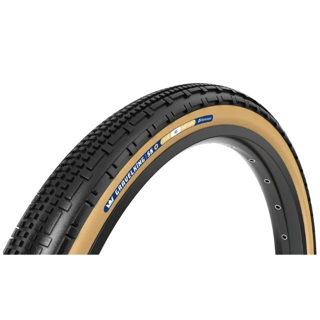 Pneu souple gravel Panaracer GravelKing SK+ 700x40C beige et noir