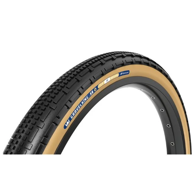 Pneu souple gravel Panaracer GravelKing SK+ 700x50C beige et noir