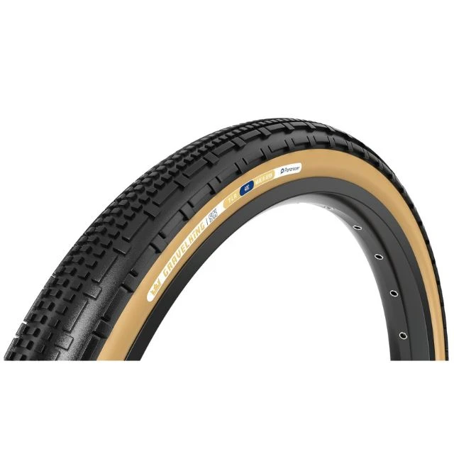 Pneu souple gravel Panaracer GravelKing SK 650x54b beige et noir