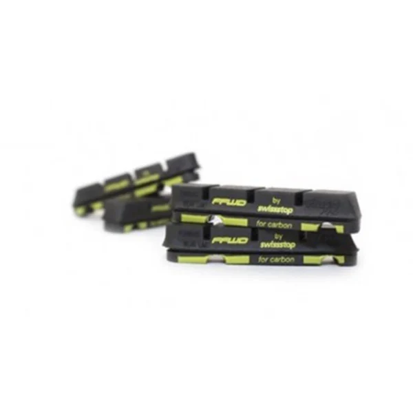 Lot de 4 patins de frein carbone Fast Forward SwissStop Black Prince Shimano
