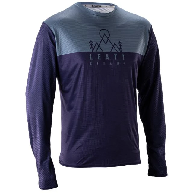 Maillot manches longues Leatt MTB Trail 3.0 bleu XXL