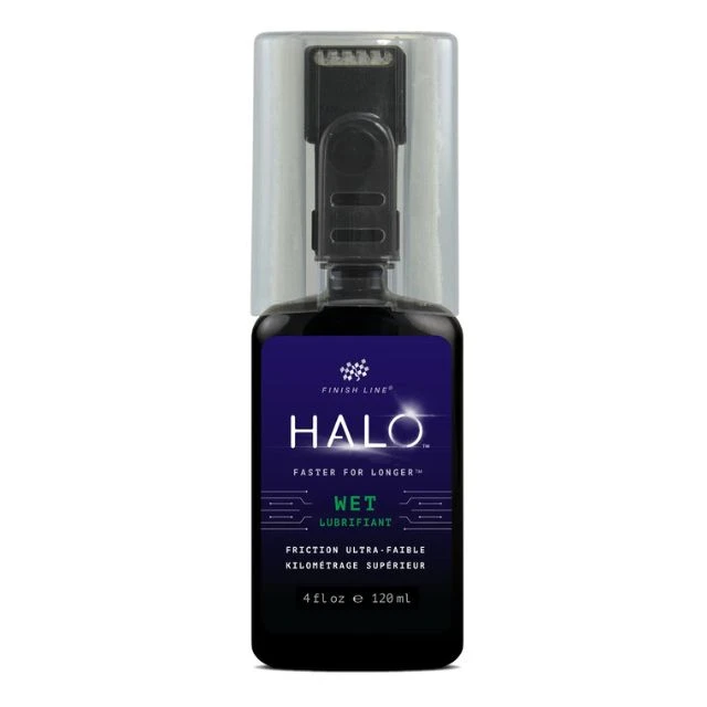 Lubrifiant chaine Finish Line Halo Wet 120ml avec applicateur Smart Luber