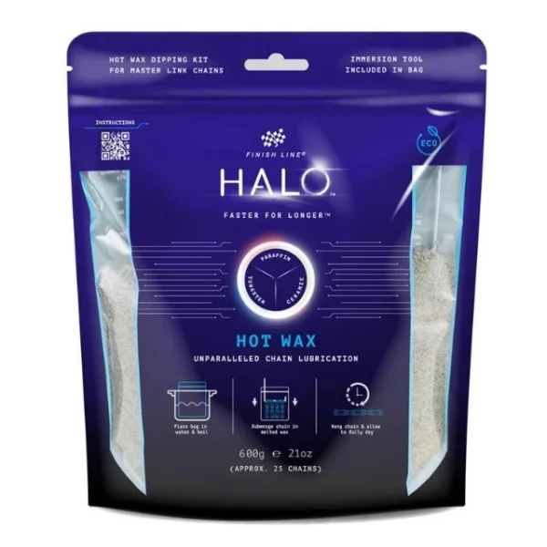 Lubrifiant Finish Line Halo Wax cire chaude 600g
