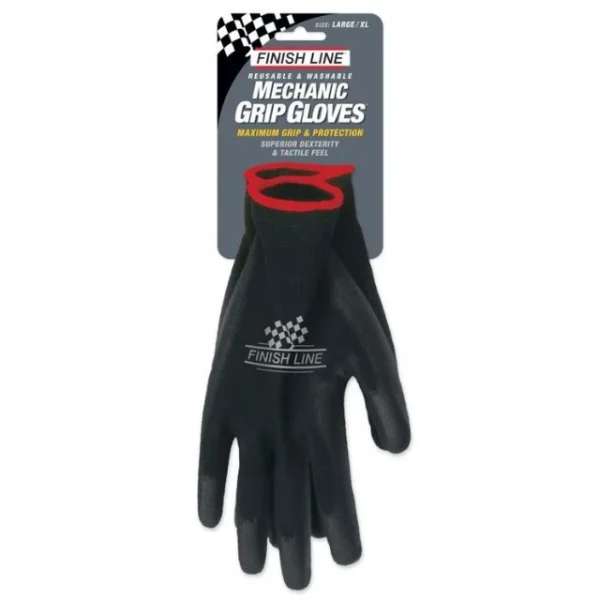 Paire de gants Finish Line Mechanic Grip taille L/XL