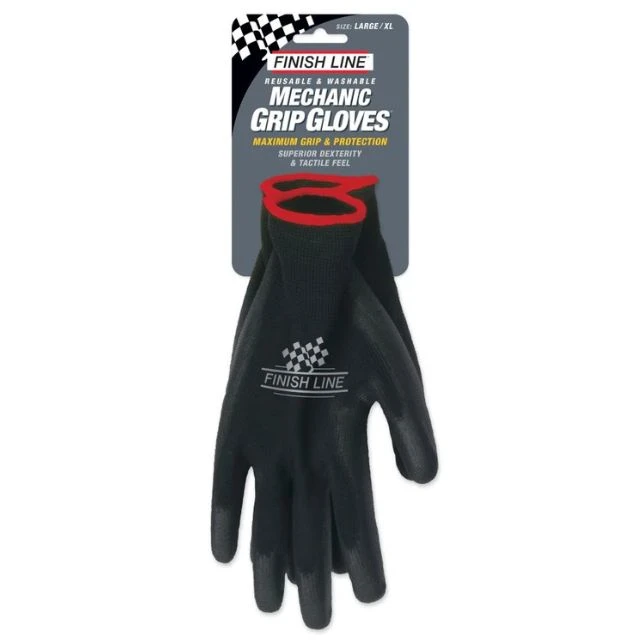 Paire de gants Finish Line Mechanic Grip taille L/XL