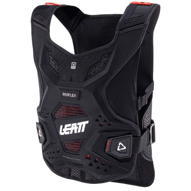Plastron de protection femme Leatt ReaFlex noir S-M