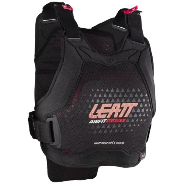 Plastron de protection femme Leatt 3DF AirFit Evo noir S-M