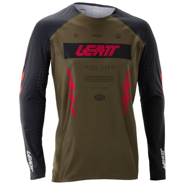 Maillot manches longues Leatt MTB Gravity 5.0 marron M 1 Maillot manches longues Leatt MTB Gravity 5.0 marron M