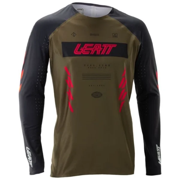 Maillot manches longues Leatt MTB Gravity 5.0 marron XXL