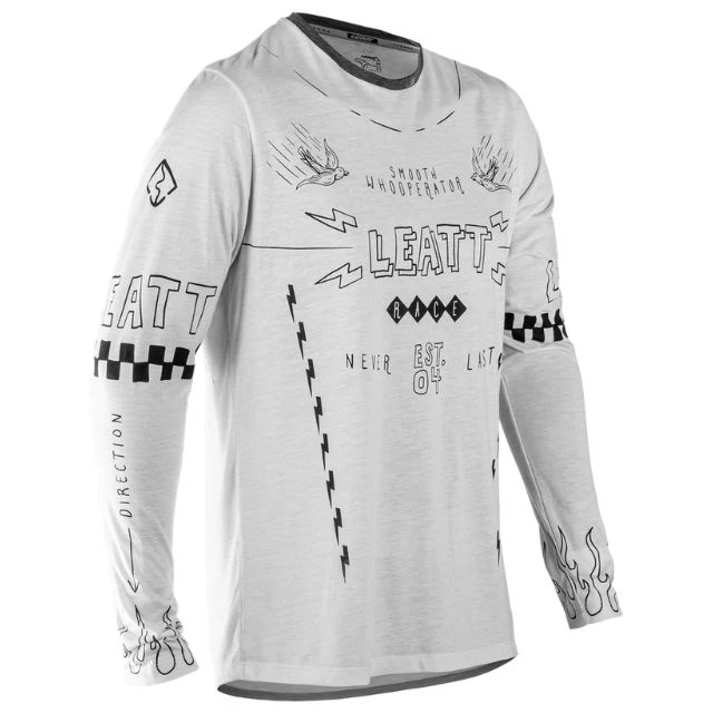 Maillot manches longues Leatt MTB Gravity 3.0 blanc XL