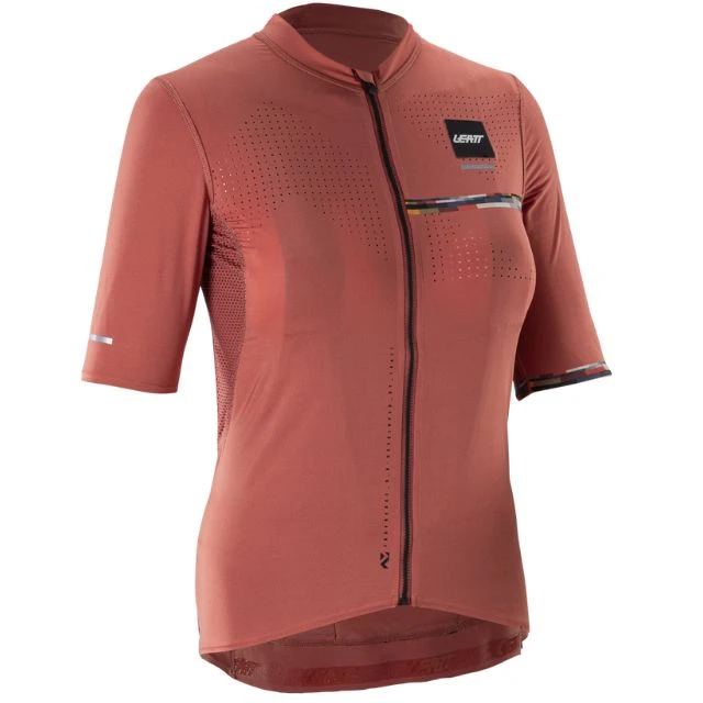 Maillot femme Leatt MTB Endurance 5.0 Cargo rouge L