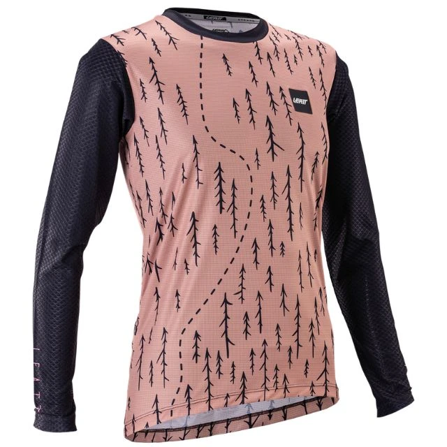 Maillot manches longues femme Leatt MTB Trail 3.0 rose XL