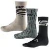 Lot de 3 paires de chaussettes Leatt MTB blanc gris noir 43-48 3