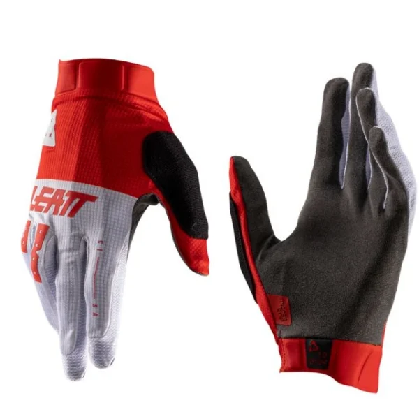 Paire de gants Leatt MTB 1.0 GripR rouge L