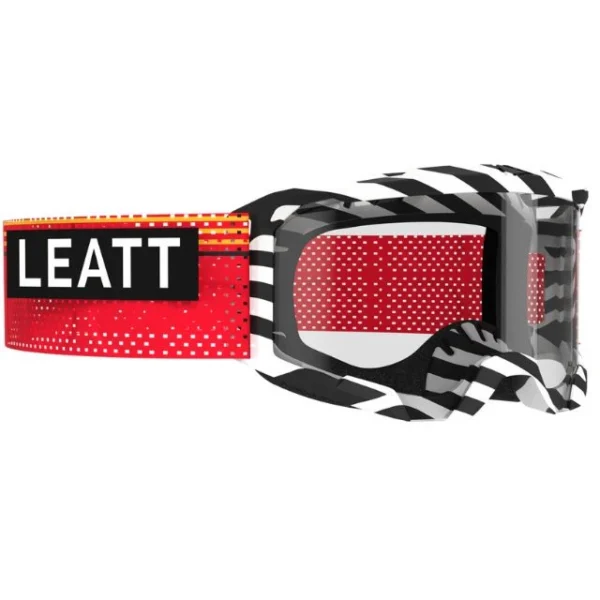 Masque Leatt Velocity 4.0 MTB X-Flow blanc et noir