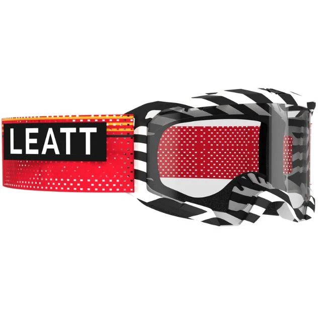 Masque Leatt Velocity 4.0 MTB X-Flow blanc et noir