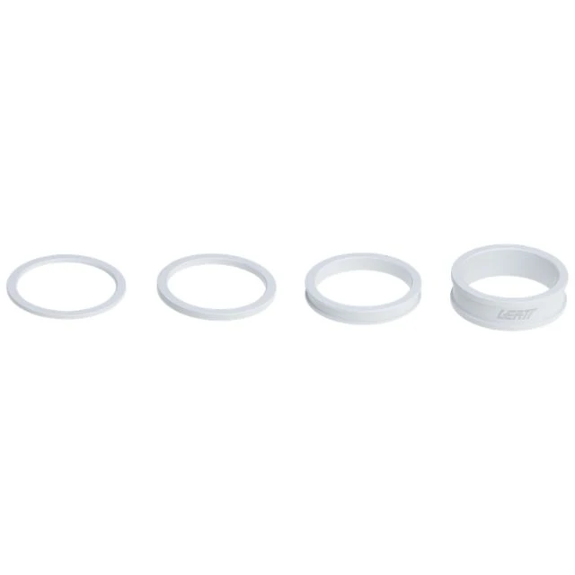 Kit entretoises de potence Leatt CeraMAG 10-5-2.5-1.5mm blanc