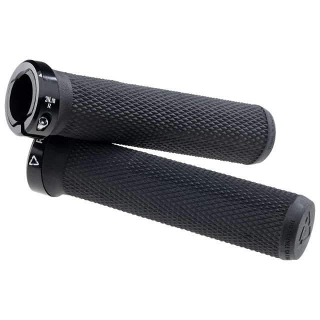 Poignées Leatt ReaFlex 6.0 Diamond Épais 33mm noir