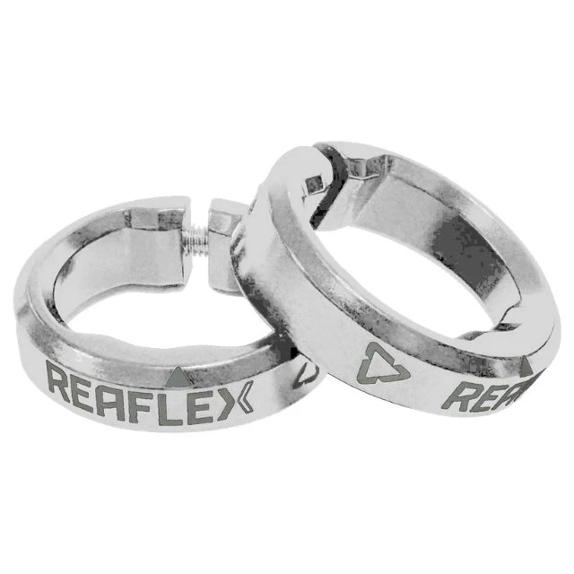 Colliers de serrage pour poignées Leatt Grip 6.0 argent