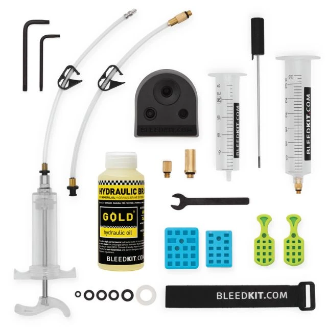 Kit de purge Bleedkit Workshop Master Gold pour freins Shimano - Tektro - TRP