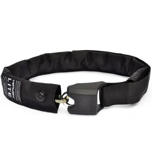 Antivol chaîne ceinture Hiplok Lite noir