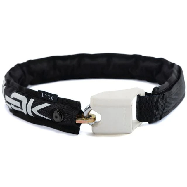 Antivol chaîne ceinture Hiplok Lite blanc et noir