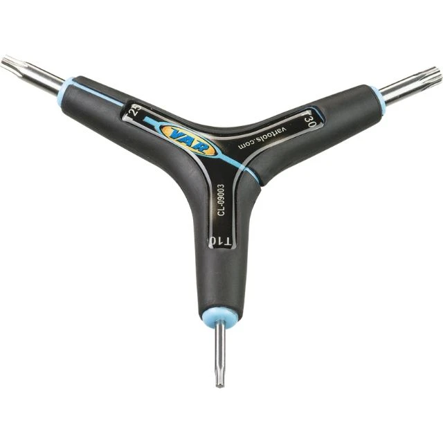Clé triple Var compatible Torx T10 / T25 / T30 1 Clé triple Var compatible Torx T10 / T25 / T30