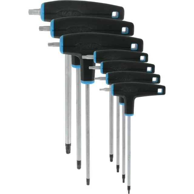 Lot de 7 clés T Var compatibles Torx