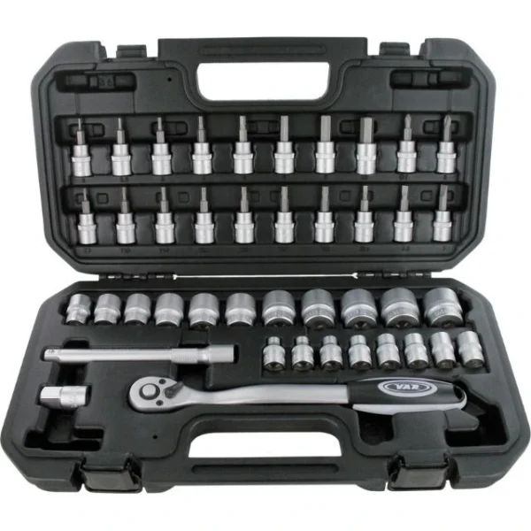 Coffret de clé à cliquet Var professionnel 42 pièces