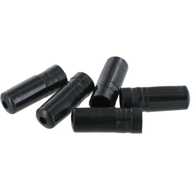Sachet de 100 embouts de gaine plastique Var 5mm noir