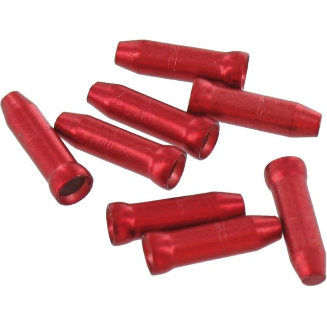 Flacon de 200 embouts de câble Var aluminium rouge