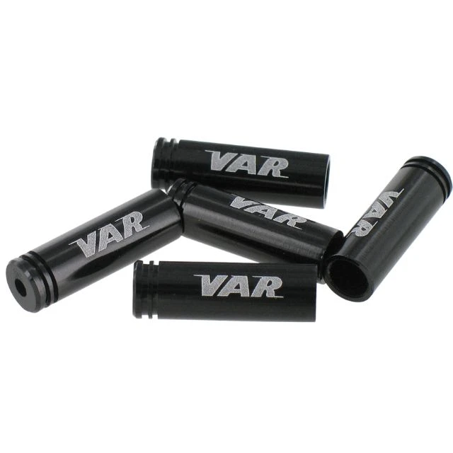 Flacon de 100 embouts de gaine 4 mm Var aluminium noir