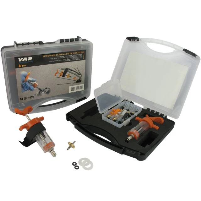 Kit de purge Var professionnel pour frein hydraulique DOT