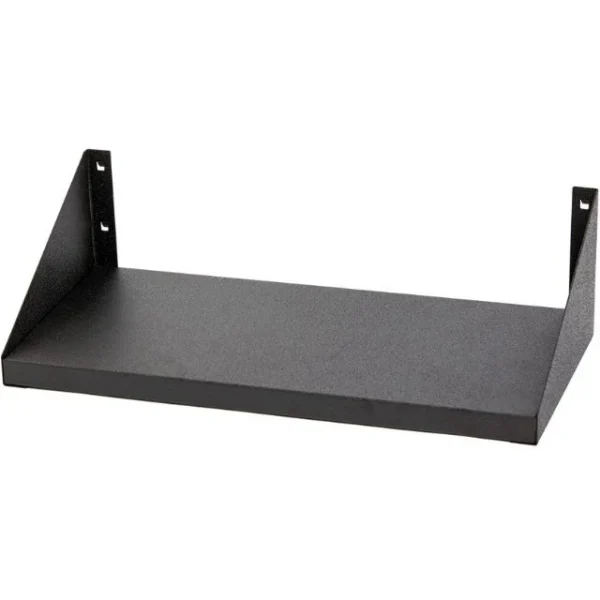 Étagère acier Var pour panneaux perforés noir 28x60cm