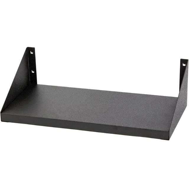 Étagère acier Var pour panneaux perforés noir 28x60cm