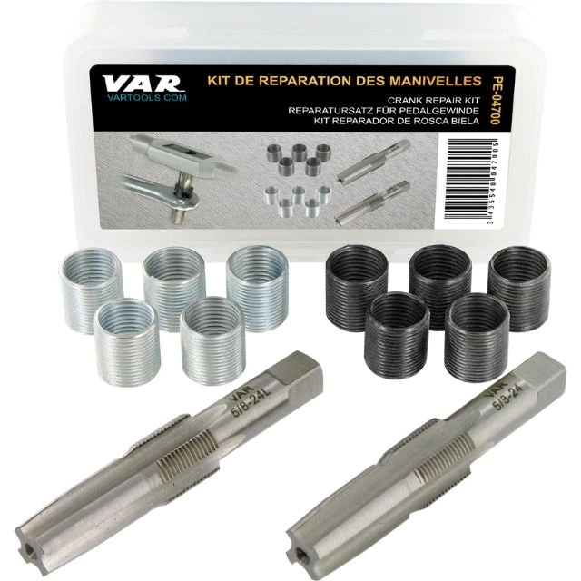 Kit de réparation de taraudage Var pour manivelle 5/8"x24tpi