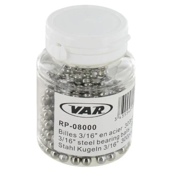 Lot de 300 billes Var professionnel 3/16 - 4.76mm