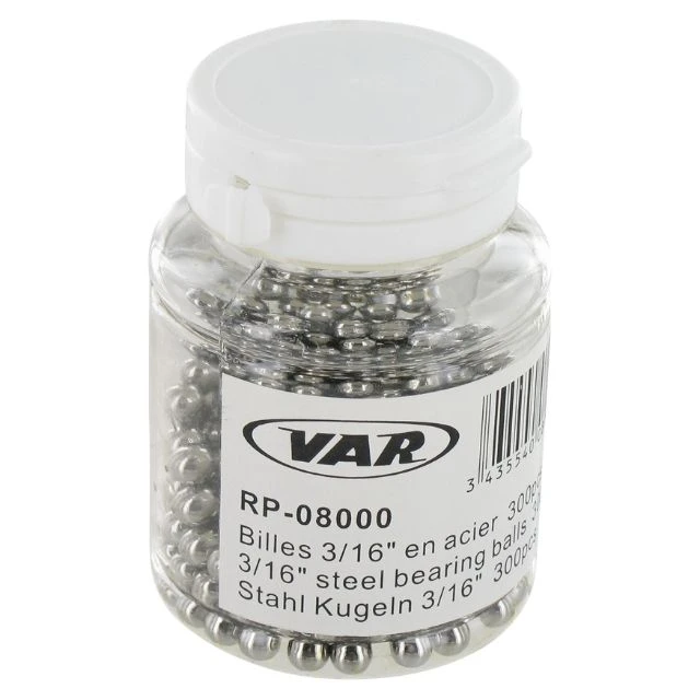 Lot de 300 billes Var professionnel 3/16 - 4.76mm