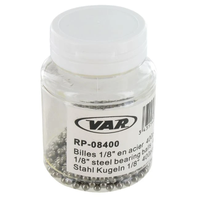 Sachet de 400 billes Var professionnel 1/8 - 3.18mm